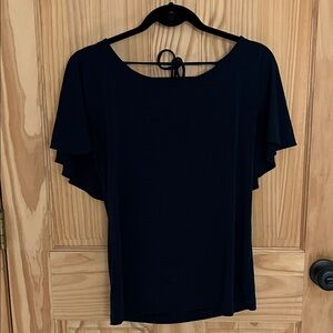 Elegant Navy Women's Top